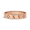 Thumbnail Image 3 of Diamond Accent Roman Numeral Date Ring 14K Rose Gold