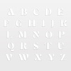 Thumbnail Image 2 of Diamond Accent Name Cutout Hoop Earrings Sterling Silver