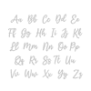 Thumbnail Image 2 of Script Name Hoop Earrings Sterling Silver