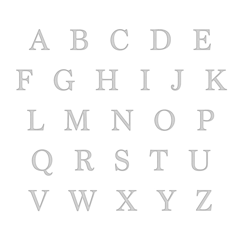 Main Image 4 of Family Name & Birth Flower Circle Necklace 14K White Gold 18"