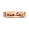 Thumbnail Image 3 of Name & Flower Ring 14K Rose Gold