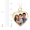 Thumbnail Image 4 of Medium Heart Photo Charm Necklace 10K Yellow Gold-Plated Sterling Silver 18"
