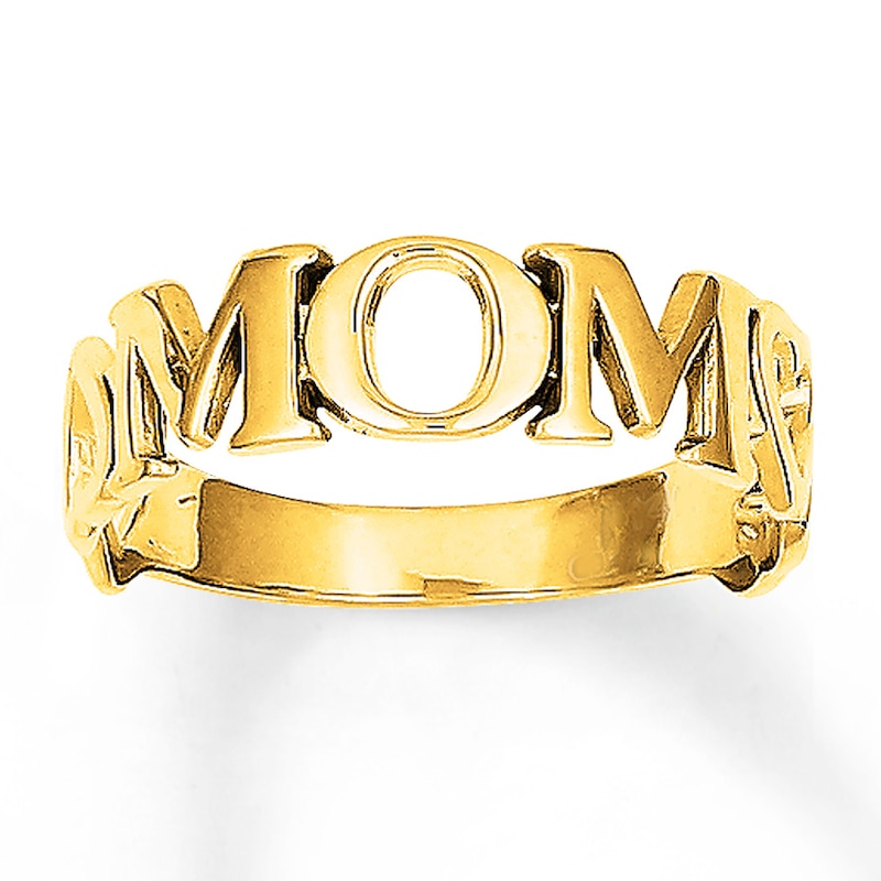 Main Image 1 of MOM Ring 14K Yellow Gold