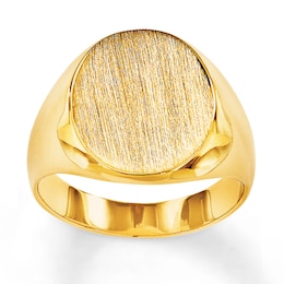 Women's Signet Ring 14K Yellow Gold
