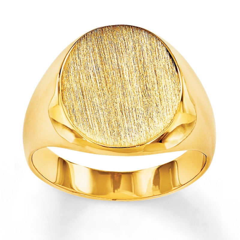 Main Image 1 of Women's Signet Ring 14K Yellow Gold