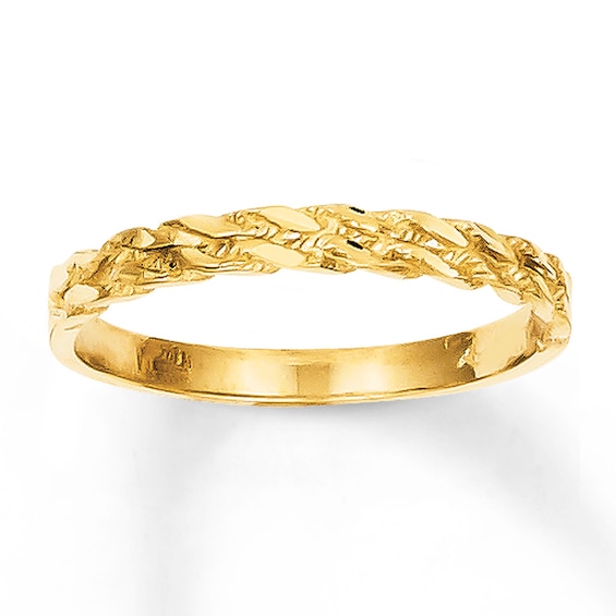 Rope Braid Ring 14K Yellow Gold Kay