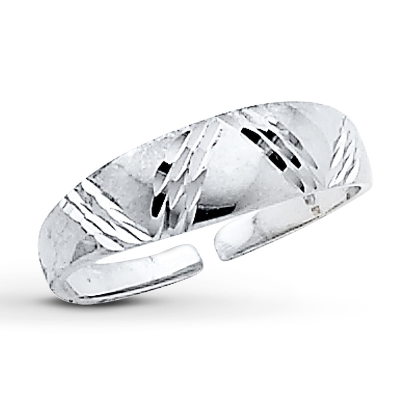 Main Image 1 of Toe Ring 14K White Gold