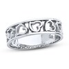 Thumbnail Image 1 of Heart Ring 14K White Gold