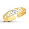 Thumbnail Image 1 of Heart Toe Ring 14K Yellow Gold