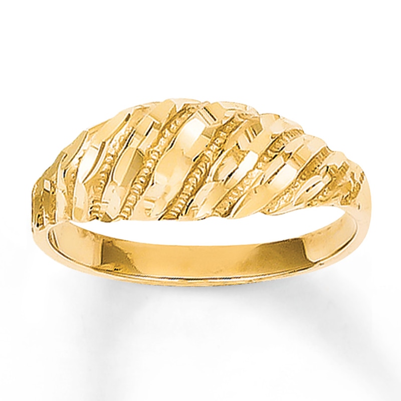 Main Image 1 of Dome Ring 14K Yellow Gold