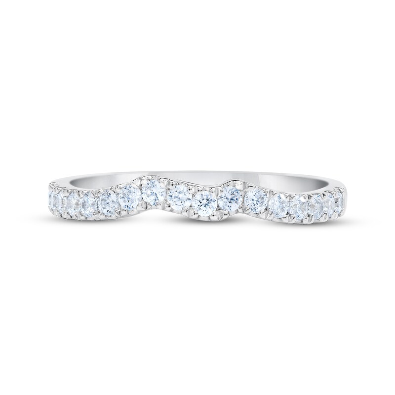 Main Image 3 of THE LEO First Light Diamond Wedding Band 1/3 ct tw 14K White Gold