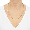 Thumbnail Image 2 of Semi-Solid Glitter Rope Chain 5.5mm 10K Yellow Gold 22"