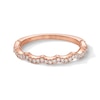Thumbnail Image 13 of Neil Lane Artistry Lab-Grown Diamond Scalloped Wedding Band 1/6 ct tw 14K Rose Gold