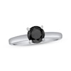 Thumbnail Image 1 of Now + Forever Black Diamond Solitaire Ring 1 ct tw 14K White Gold