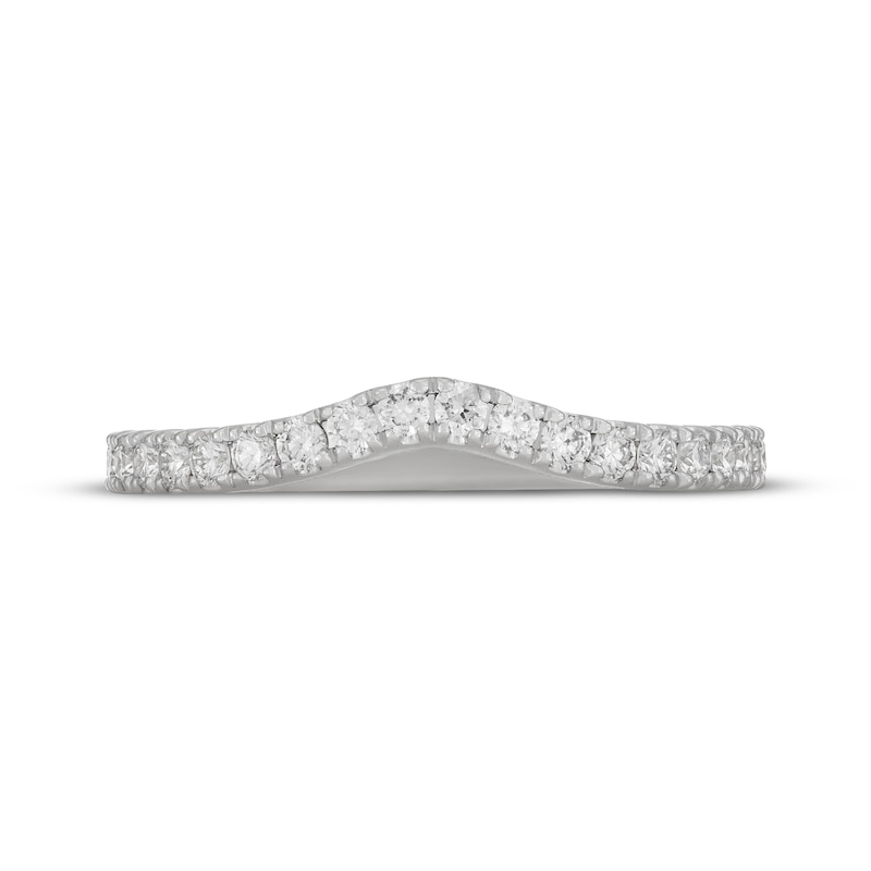 Main Image 3 of Neil Lane Artistry Lab-Grown Diamond Contour Wedding Band 1/2 ct tw 14K White Gold