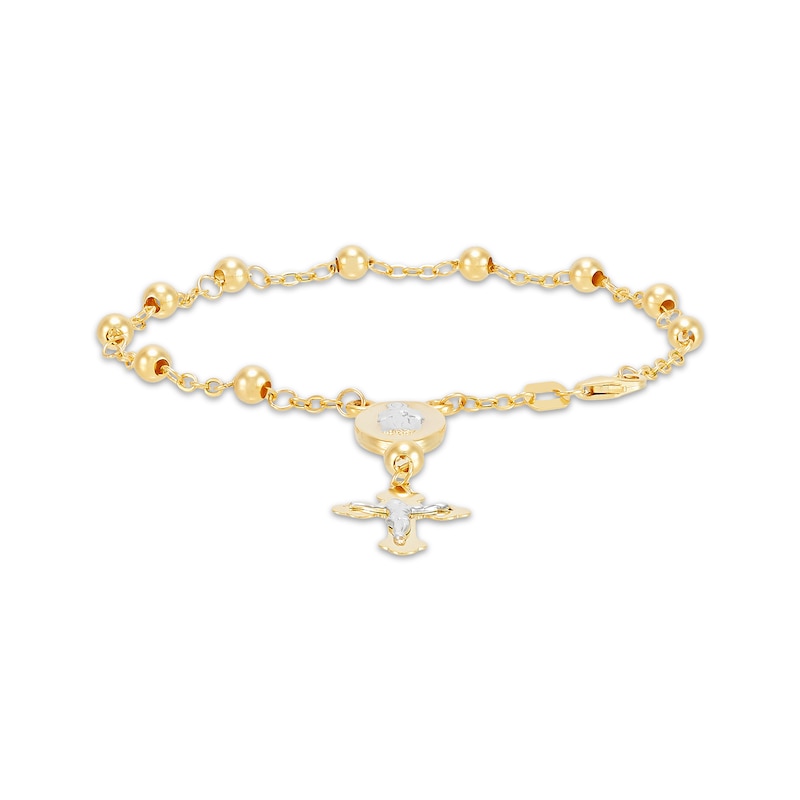 Main Image 1 of Rosary Bracelet 14K Yellow Gold 7.5&quot;