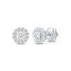 Thumbnail Image 1 of KAY Lab-Grown Diamonds Halo Stud Earrings 1/2 ct tw 14K White Gold (F/SI2)