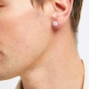 Thumbnail Image 6 of KAY Lab-Grown Diamonds Halo Stud Earrings 1/2 ct tw 14K White Gold (F/SI2)