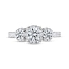 Thumbnail Image 2 of THE LEO Ideal Cut Diamond Three-Stone Engagement Ring 1-1/2 ct tw 14K White Gold