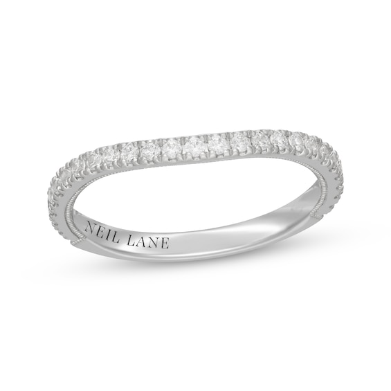 Neil Lane Diamond Contour Wedding Band 1/3 ct tw 14K White Gold