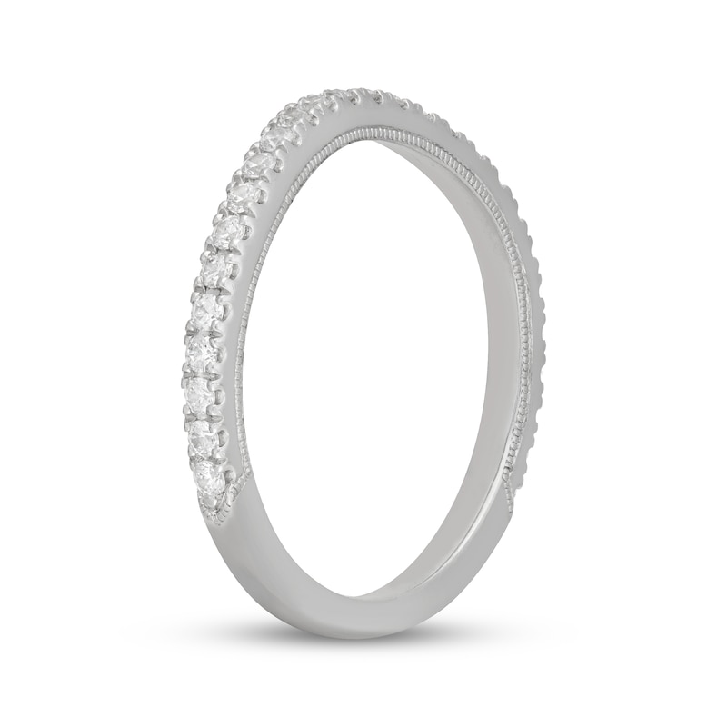 Main Image 2 of Neil Lane Diamond Contour Wedding Band 1/3 ct tw 14K White Gold