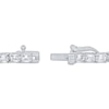 Thumbnail Image 4 of KAY Lab-Grown Diamonds Emerald-Cut Tennis Bracelet 5 ct tw 14K White Gold 7&quot;