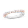 Thumbnail Image 1 of Now + Forever Diamond Crossover Anniversary Ring 1/2 ct tw 14K Two-Tone Gold
