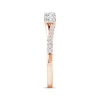 Thumbnail Image 2 of Memories Moments Magic Princess-Cut Diamond Three-Stone Engagement Ring 1/2 ct tw 14K Rose Gold