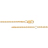 Thumbnail Image 2 of 1.8mm Rope Chain Necklace Semi-Solid 14K Yellow Gold 16&quot;