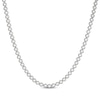 Thumbnail Image 1 of Bead Chain Necklace 5mm Solid Sterling Silver 18&quot;