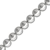Thumbnail Image 3 of Bead Chain Necklace 5mm Solid Sterling Silver 18&quot;