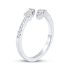 Thumbnail Image 2 of Diamond Bypass Fashion Ring 1/3 ct tw 10K White Gold