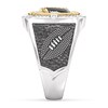 Thumbnail Image 4 of True Fans Baltimore Ravens Championship Ring Sterling Silver & 10K Yellow Gold Ring
