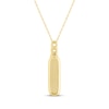 Thumbnail Image 3 of STUDIO BY KAY Multi-Diamond Chain Link Necklace 1/3 ct tw 24K Yellow Gold Vermeil Sterling Silver 18&quot;