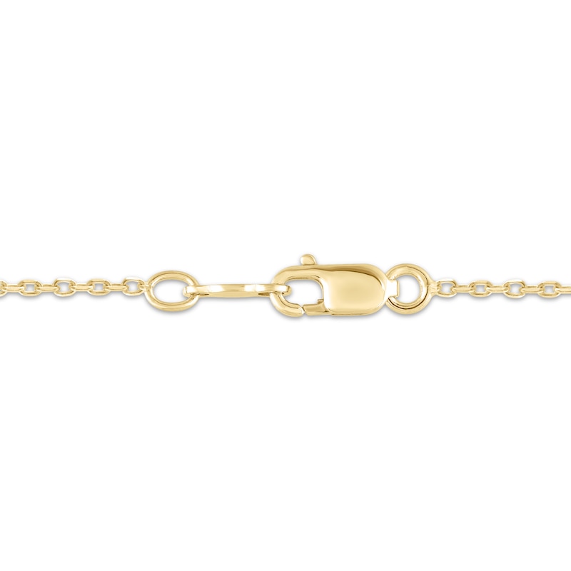 Main Image 4 of STUDIO BY KAY Multi-Diamond Chain Link Necklace 1/3 ct tw 24K Yellow Gold Vermeil Sterling Silver 18&quot;
