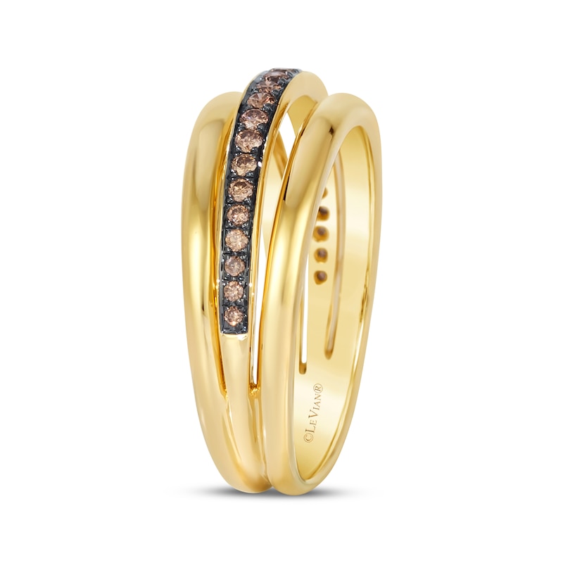 Main Image 2 of Le Vian Diamond Ring 1/5 ct tw 14K Honey Gold