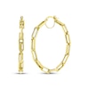 Thumbnail Image 1 of Paperclip Hoop Earrings 10K Yellow Gold 35mm
