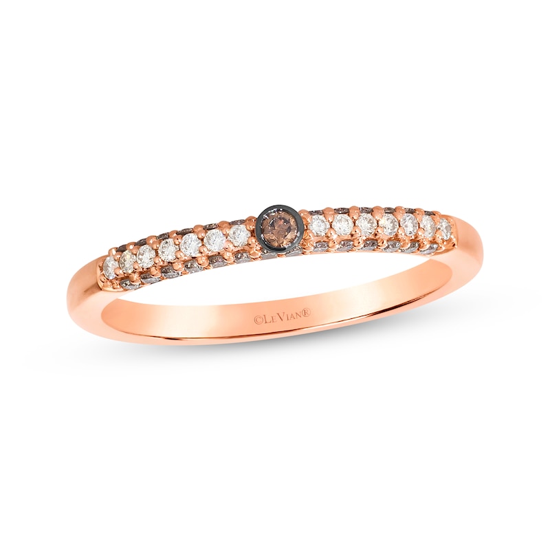 Main Image 1 of Le Vian Diamond Ring 1/4 ct tw 14K Strawberry Gold