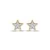 Thumbnail Image 2 of Diamond Star Stud Earrings 1/20 ct tw 10K Yellow Gold