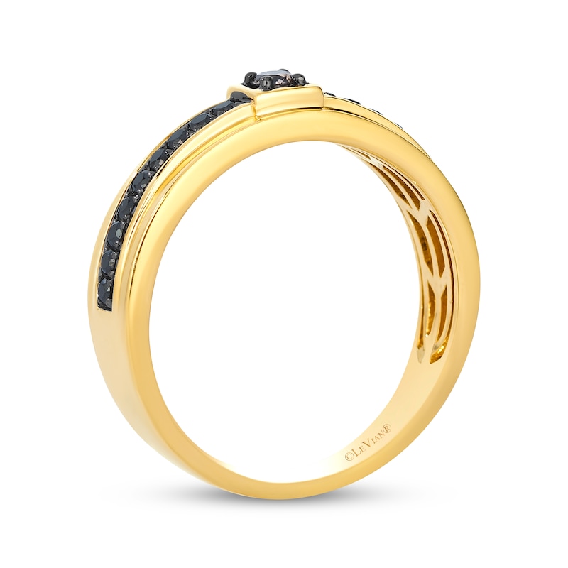 Main Image 3 of Le Vian Men's Diamond Ring 1/3 ct tw 14K Honey Gold
