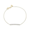Thumbnail Image 2 of KAY x Rocksbox Lab-Grown Diamond Pavé Curved Bar Bracelet 1/4 ct tw 24K Yellow Gold-Plated Sterling Silver 8"