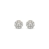 Thumbnail Image 2 of KAY x Rocksbox Lab-Grown Diamond Halo Stud Earrings 1/6 ct tw 24K Yellow Gold Vermeil Sterling Silver