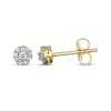 Thumbnail Image 3 of KAY x Rocksbox Lab-Grown Diamond Halo Stud Earrings 1/6 ct tw 24K Yellow Gold Vermeil Sterling Silver