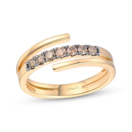 Le Vian Good Karma Chocolate Diamond Ring 1/3 ct tw 14K Honey Gold