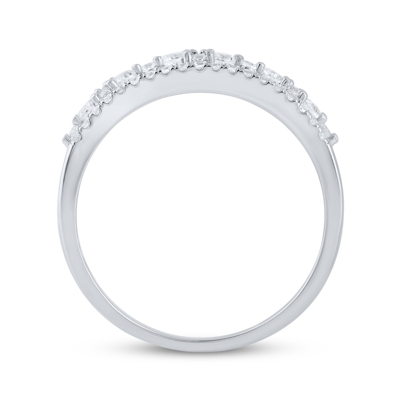 Main Image 3 of Now + Forever Diamond Anniversary Ring 1/2 ct tw 10K White Gold