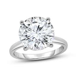 Now + Forever Lab-Grown Diamonds Round-Cut Solitaire Engagement Ring 6 ct tw 14K White Gold (F/SI2)