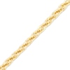 Thumbnail Image 2 of 4.8mm Diamond-Cut Tuscany Rope Chain Bracelet Hollow 10K Yellow Gold 7.5"