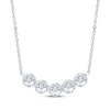 Thumbnail Image 1 of KAY Lab-Grown Diamonds Smile Necklace 1 ct tw 10K White Gold 18"