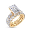 Thumbnail Image 2 of Now + Forever Lab-Grown Diamonds Emerald-Cut Bridal Set 10 ct tw 14K Yellow Gold