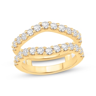 Now + Forever Lab-Grown Diamonds Contour Enhancer Ring 1-1/2 ct tw 14K Yellow Gold